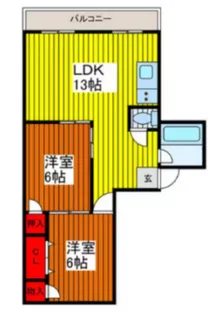 YAK川口元郷ビル【5階】の間取り