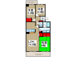 新座四季タウン【1階】の間取り