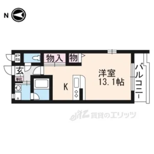 アミティエ大江1【1階】の間取り