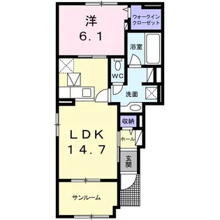 セントラル ビスタ 半田 I【1階】の間取り