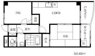 SunSky【3階】の間取り