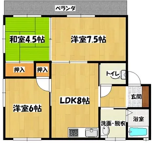 ソレイユいずみ【1階】の間取り