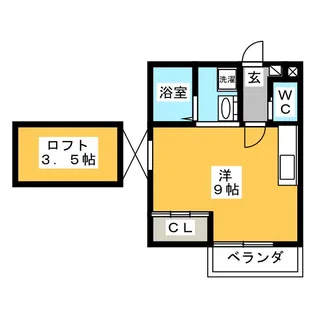 M壱番館【2階】の間取り