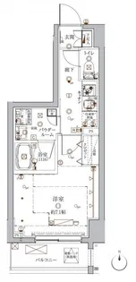 クレイシア入谷【3階】の間取り