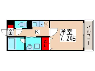 レジデンス中山【1階】の間取り