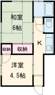東方ハイツ【2階】の間取り