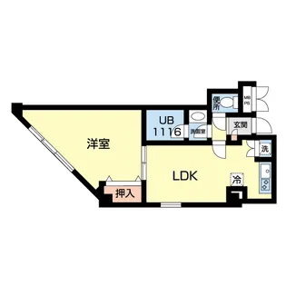 サンフローラ丸太町【5階】の間取り