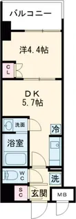 Alivis五反野【6階】の間取り