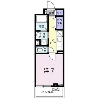サクラ ヒルズ【2階】の間取り