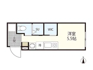 COLLINA地御前 2nd【2階】の間取り