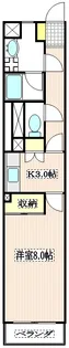 グリーンハイツ小柳【1階】の間取り