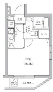 ベルシード京成小岩【3階】の間取り