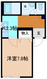 ティエラ【1階】の間取り