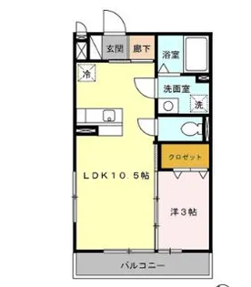 東京都中野区上鷺宮2【アパート】の間取り