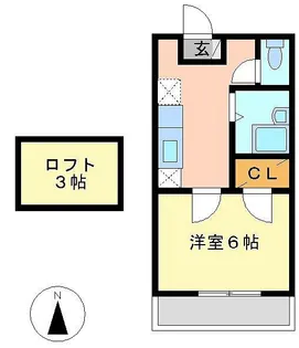 エスコート5【1階】の間取り