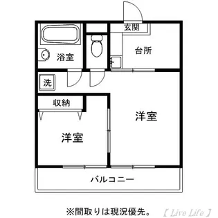 シティパーク【4階】の間取り