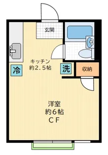 東京都世田谷区代田2【アパート】の間取り
