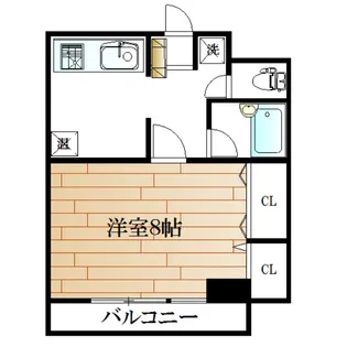 グランデール千葉【4階】の間取り