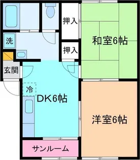 プレジールMMII【1階】の間取り