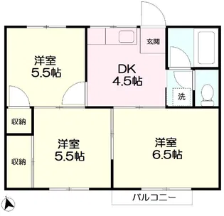 HOUSE SEEDII【2階】の間取り