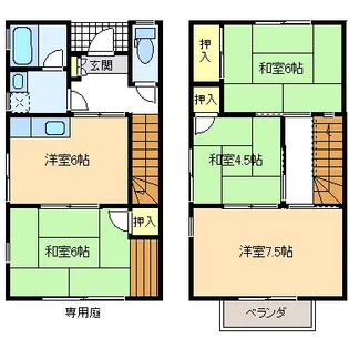 メゾン桜Bの間取り