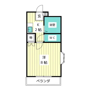 エクシードK【1階】の間取り