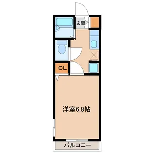 ラベンダーコテージ【4階】の間取り