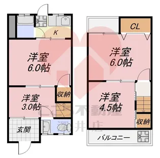 大阪府高石市取石3【一戸建】の間取り