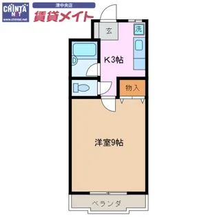 エスポワールマンション【4階】の間取り