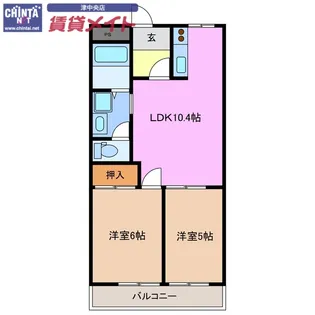 Sunrise21【2階】の間取り