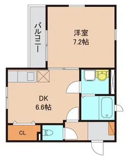 千葉県市川市稲荷木3【アパート】の間取り