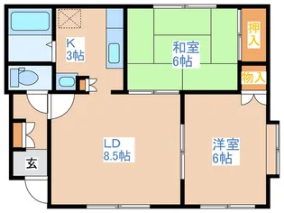 パブリックハイツ【2階】の間取り