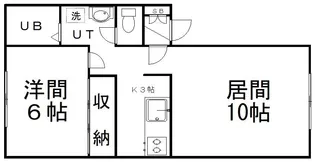 ハイセレス【1階】の間取り