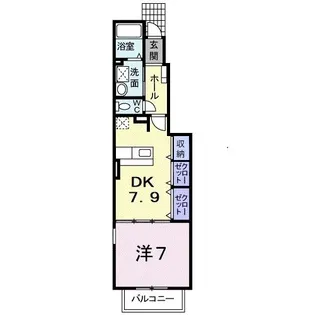 バイオレット【1階】の間取り