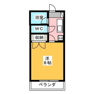 セジュールオリエ【3階】の間取り