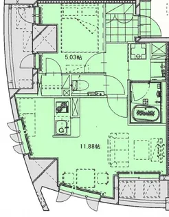 DNKMSAパートIVビルANNEX別館【4階】の間取り