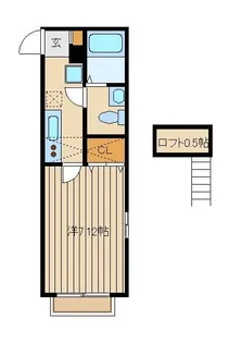 ラ・ポール南長崎【2階】の間取り