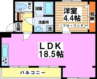 アプリーレ吉祥寺【3階】の間取り