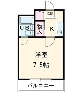 グローリア成城【2階】の間取り