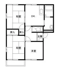 コーポ藤【2階】の間取り