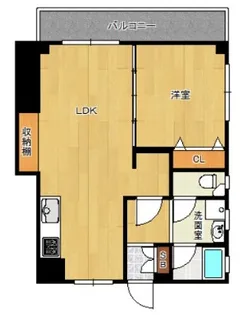 合川ハイツ【4階】の間取り