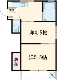 西府マンション【3階】の間取り