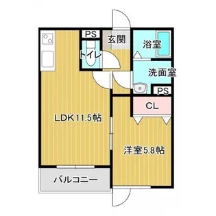 Stella Nova Tomakomai【2階】の間取り