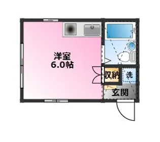 サンハイツ梶ヶ谷【2階】の間取り