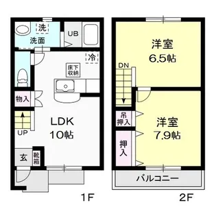 Foret Charmant C(フォレ シャルマン)の間取り