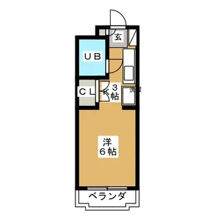 白楽スカイハイツ【4階】の間取り