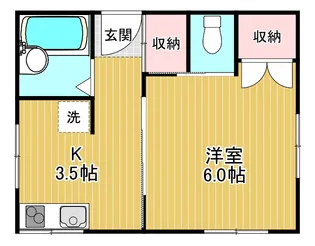 東京都豊島区千川2【アパート】の間取り