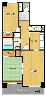 コーポレート相模原三丁目【9階】の間取り