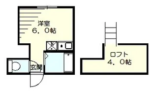 ユナイト別所ベルナールブッフェ【2階】の間取り