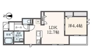 東京都狛江市駒井町2【アパート】の間取り